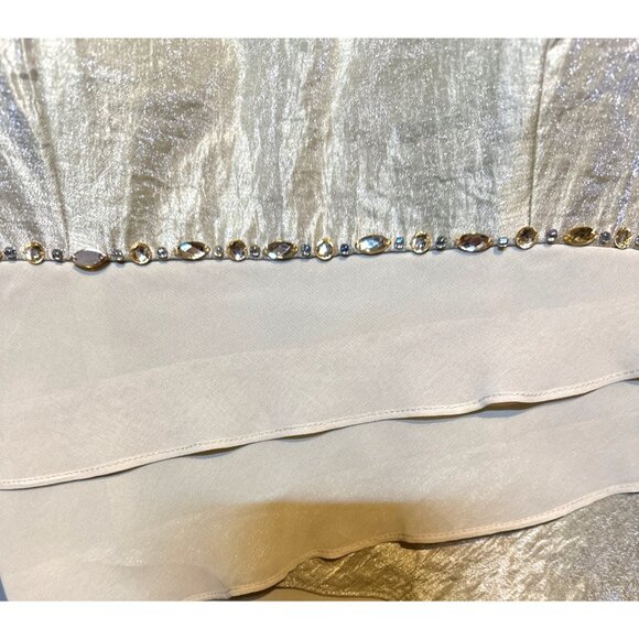 Sleeveless Tiered Cocktail Dress Party Occasion Special Event - Picture 9 of 16